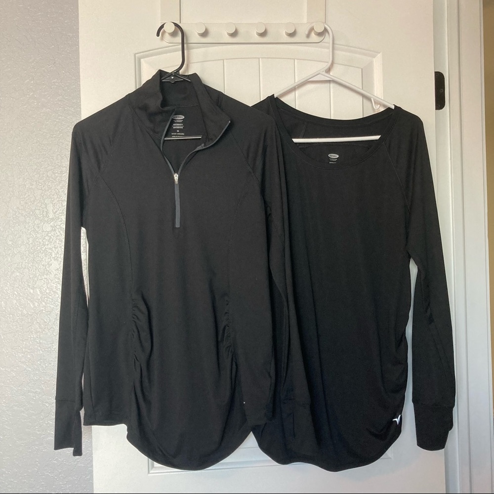 2 active maternity tops